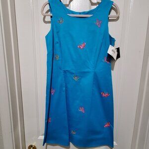 Sag Harbor Vintage Summer Sleeveless Sheath Dress - NEW with Tags